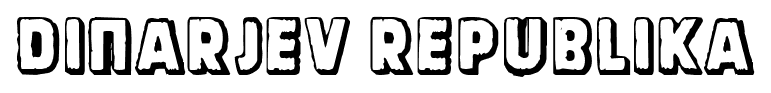 Dinarjev republika font
